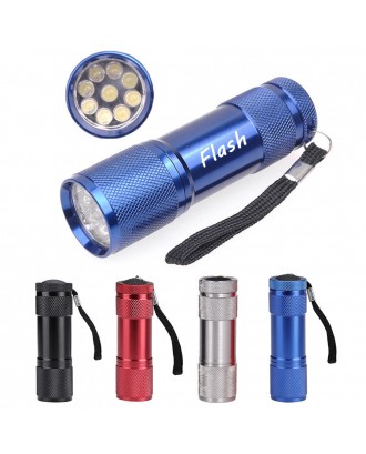 Aluminum LED Flashlight w/ Hand Strap